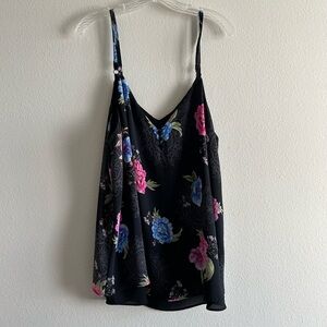 Torrid Button Detail Floral Print Camisole